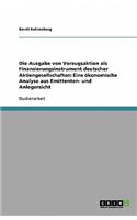 Die Ausgabe von Vorzugsaktien als Finanzierungsinstrument deutscher Aktiengesellschaften