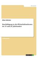 Beschäftigung in den Wirtschaftssektoren im 19. und 20. Jahrhundert