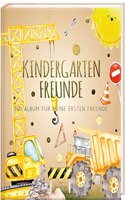 Kindergartenfreunde - BAUSTELLE: ein Album fur meine ersten Freunde (Freundebuch Kindergarten 3 Jahre) PAPERISHÂ®