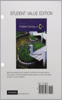 Problem Solving with C++, Student Value Edition