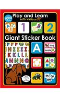 Play and Learn with Wallace: Giant Sticker Book [With Sticker(s)]