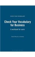 Check Your Vocabulary for Business