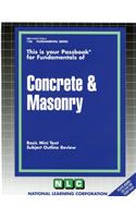 Concrete and Masonry