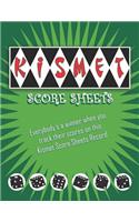 Kismet Score Sheets