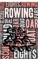 Womens Rowing Journal: Cool Blank Lined Womens Rowing Lovers Notebook For Female Rower and Coach