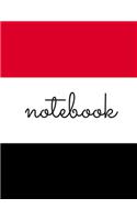 Notebook: Blank Lined Composition Notebook Journal, 150 Page, Color Block Glossy Finish Cover, 8.5 X 11 Inch