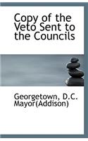 Copy of the Veto Sent to the Councils