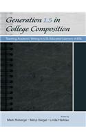 Generation 1.5 in College Composition