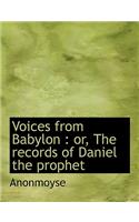 Voices from Babylon