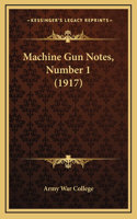 Machine Gun Notes, Number 1 (1917)