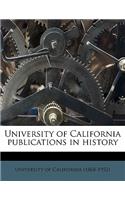 University of California Publications in History Volume 10