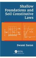 Shallow Foundations and Soil Constitutive Laws