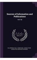 Sources of Information and Publications