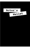 Actor's Wallet