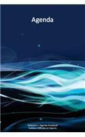 Calendrier / Agenda Perpétuel avec Sudokus Difficiles et Experts - Couverture Feux Bleus (15 x 23 cm)