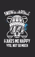 Snowboarding Notebook: Diary Journal 6x9 inches with 120 Lined Pages