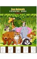 Zoo Animals Coloring Book: The Really Best Relaxing Mandala Coloring Book For Girls Cute, Animal, Dog, Cat, Elephant, Rabbit, Owls, Bears, Kids Coloring Books Ages 2-4, 4-8, 9