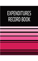 Expenditures - Record Book
