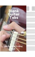 Blank Guitar Tablatures