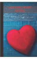 wooden heart notes