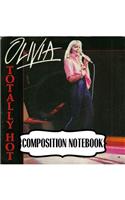 Composition Notebook: Olivia Newton-John English-Australian Singer, Songwriter Single You're the One That I Want Greatest Hit, 110 blank pages, 7.5x 9.25: Watercolor Spac