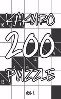 Kakuro 200 Puzzle Vol1