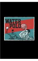 Water polo: 6x9 Water polo - dotgrid - dot grid paper - notebook - notes
