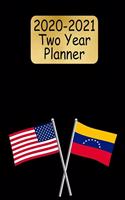 2020-2021 Two Year Planner: US Venezuela Flag Idea Gift - 24 Months Agenda Planner with Holiday - Business Planners - Personal Appointment ... 8.5x11 - 2 Year Planner Monthly