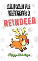 All I Want For Christmas Is A Reindeer