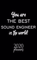 You Are The Best Sound Engineer In The World! 2020 Planner