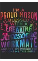 Mason: Mason Notebook the Perfect Gift Idea for Masons or Masons Trainees. The paperback has 120 white pages with dot matrix that assist you in writing or 