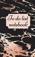 To do list Notebook: Daily Checklist Productivity Journal, Action Planner, 6x9 inch