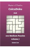 Master of Puzzles CalcuDoku - 200 Medium 6x6 vol. 7