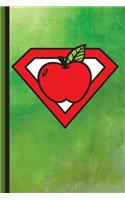 Super Teacher Superhero Apple