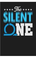 The Silent One: Dark Gray, Blue & White Design, Blank College Ruled Line Paper Journal Notebook for Project Managers and Their Families. (Agile and Scrum 6 x 9 inch