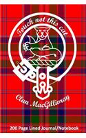 Clan Macgillivray 200 Page Lined Journal/Notebook