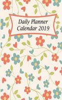 Daily Planner Calendar 2019: Journal Book 2019 with Goals, to Do List for Men or Women Year 2019 - 365 Daily Schedule Organizer Appointment Notebook