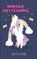 Unicorn Diet Planner: 6 X 9 Unicorn Diet Planner Pretty Notebook to Track Your Meals & Weight Loss Journey