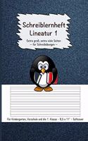 Schreiblernheft Lineatur 1