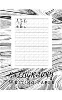 Calligraphy Writing Paper: Calligraphy and Handlettering Notepad - Sheet Pad