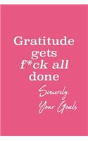 Gratitude Gets F*ck All Done