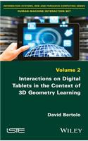Interactions on Digital Tablets in the Context of 3D Geometry Learning