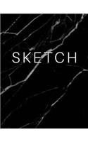 Sketch - Art Sketch Book / Black Marble Cover