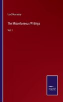 Miscellaneous Writings