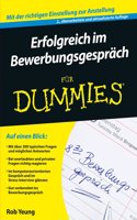 Erfolgreich im Bewerbungsgesprach fur Dummies