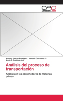 Análisis del proceso de transportación