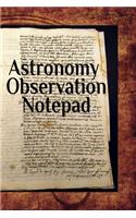 Astronomy Observation Notepad