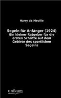 Segeln für Anfänger (1924)