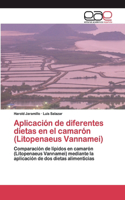 Aplicación de diferentes dietas en el camarón (Litopenaeus Vannamei)