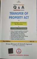Questions & Answers Transfer Of Property Act By Samarth Agrawal & Shreya Bhargava (Vol-10, First edition) in English Paperback â€“ 1 January 2023